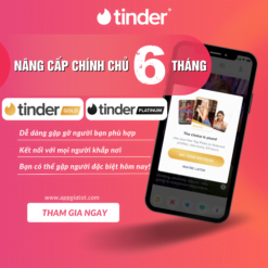 Tài Khoản Tinder Gold, Platinum Chính Chủ Giá Rẻ
