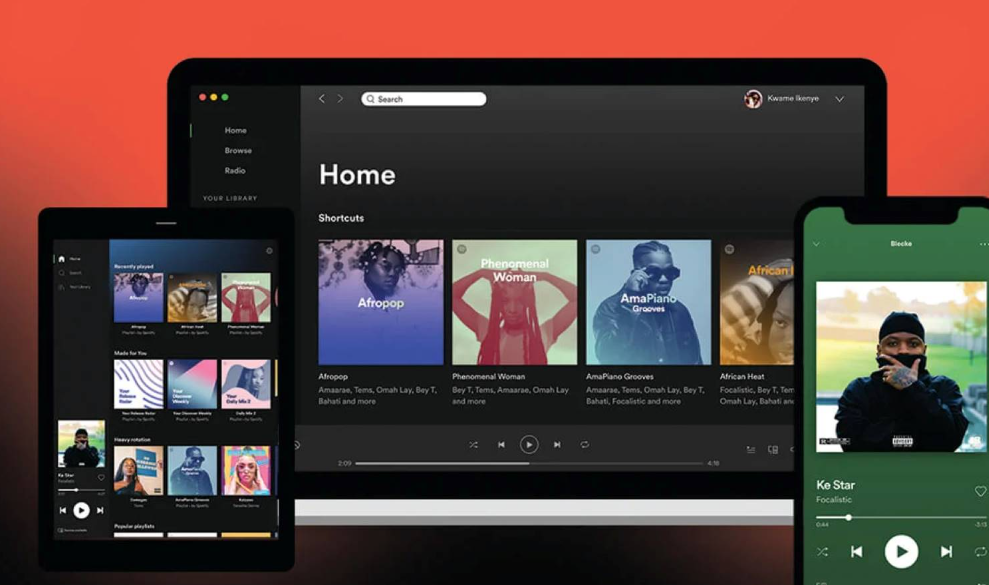 4. Chuyển bài trên Spotify bằng thiết bị thông minh