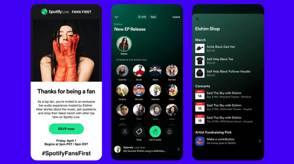 Spotify Fan First: Ưu Đãi Đặc Biệt Dành Riêng Cho Người Hâm Mộ