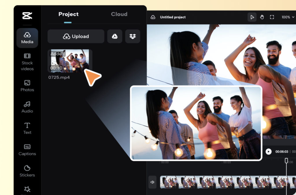 Xoá Logo CapCut Bằng Công Cụ Chỉnh Sửa Video Online