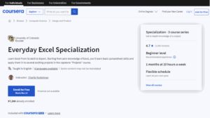 Top 7 Khóa Học Excel Trên Coursera Giúp Bạn Thành Thạo Trong 1 Tháng