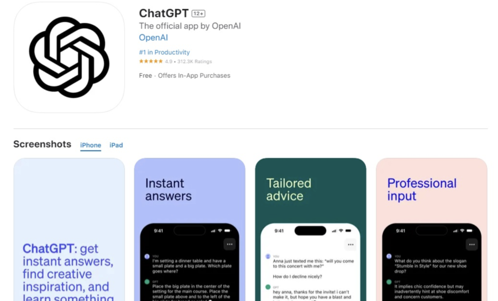 Cách tải ChatGPT trên iPhone (iOS)