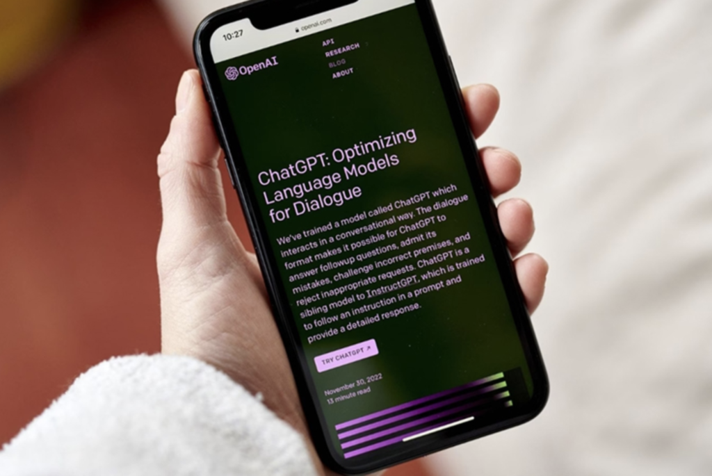 Dùng ChatGPT trên Iphone qua trình duyệt Safari