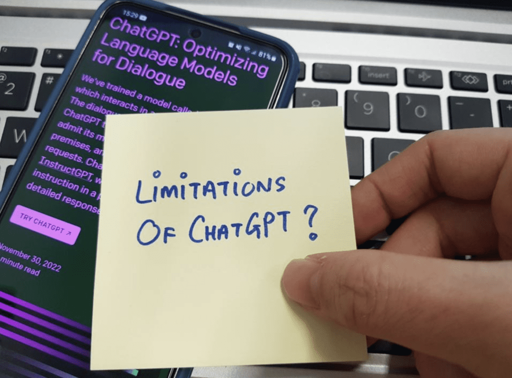 Một số hạn chế của ChatGPT cần lưu ý